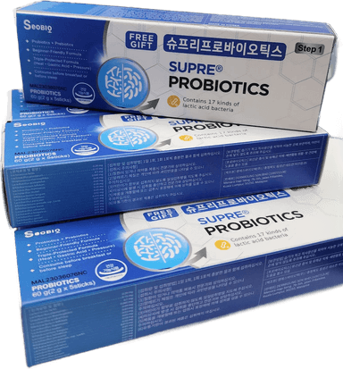 Free gift: Supre Probiotics sample pack